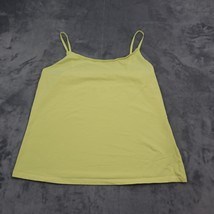 Cj Banks Shirt Womens 1X Yellow Camisole Tank Adjustable Spaghetti Strap Stretch - £17.97 GBP