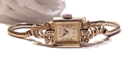 Antique Diamond Ladies Geneva 17J Manual Wind 14K White Gold Watch - $1,559.25
