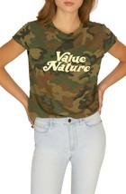 Womens T Shirt Value Nature Green Camo Size Small Sanctuary $54 - Nwt - £7.16 GBP