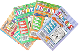 NEW Lot 4 Penny Press Dell Jumble Word Scramble Puzzles Books Hard To Find! - £14.07 GBP