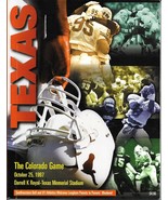 OCTOBER 25, 1997 TEXAS LONGHORNS vs. COLORADO BUFFALOES Football Game Pr... - £10.28 GBP