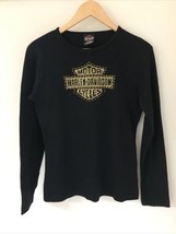 Harley Davidson Sparkle Logo Pikes Peak Colorado Springs Long Sleeve Shi... - £39.95 GBP