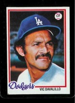 Vintage 1978 Topps Baseball Trading Card #539 Vic Davalillo Dodgers Outfield - £7.70 GBP