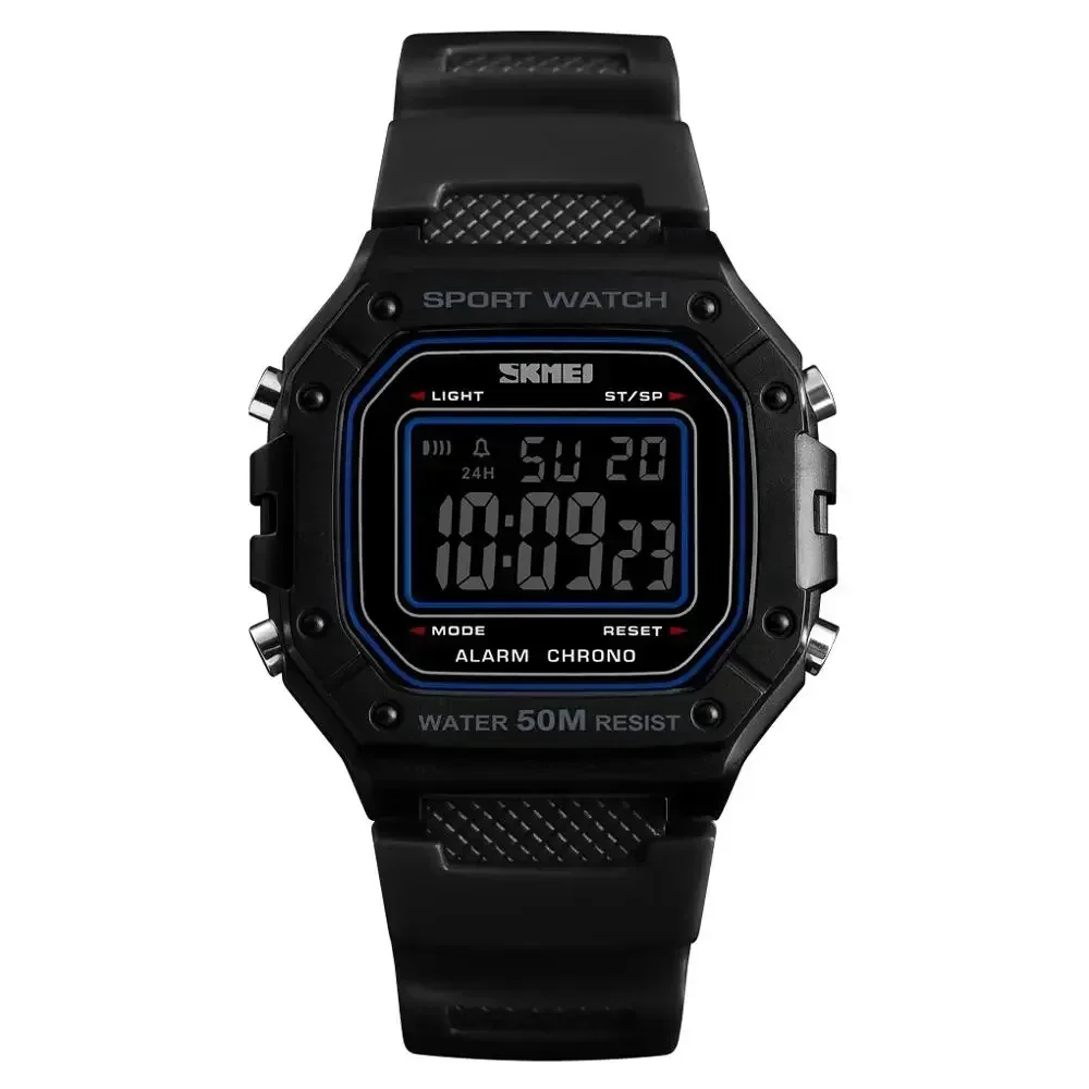 1496 5Bar Waterproof Alarm Clock Fashion Military Men Digital Watch montre homme - £14.43 GBP