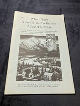 What Christ Teaches Us To Believe About The Bible By: R.F. Coyle Circa 1970 - £3.88 GBP