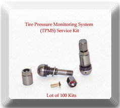 100 Kits Tire Pressure Monitoring System(TPMS)Sensor Service Kit Fits Audi BMW &amp; - £908.94 GBP