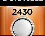 12-Pack Duracell 2430 Batteries 3.0 Volt Lithium Coin Button - £16.42 GBP