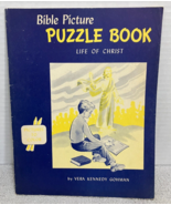 Bible Picture Puzzle Coloring Book Life of Christ Vera Gohman Unused Vtg... - $17.77