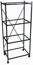 YML 4134BLK Four Shelf Stand for Small Bird Breeding Cages in Black - £138.32 GBP