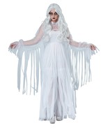 California Costumes Women&#39;s Ghostly Spirit Halloween Costume White Mediu... - £36.82 GBP