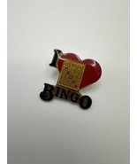 Vintage I Love Bingo Lapel Pin 3cm BB11 - €15,82 EUR