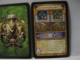 2005 World of Warcraft Board Game piece: Quest Card - City by the Sea - £0.79 GBP