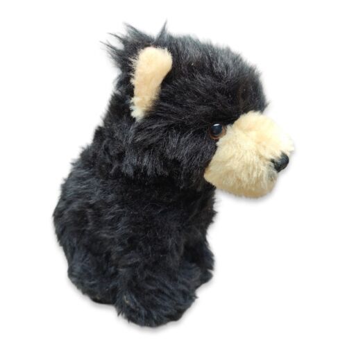 Vintage 1980 Dakin Pillow Pets Black Teddy Bear Plush Stuffed Animal Toy 8"  - $9.99