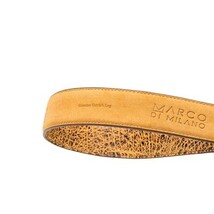 Alessio Men's Belt Genuine Ostirch Leg Quill Orix image 3