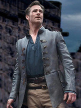 Chris Pine Dungeons &amp; Dragons Honor Among Thieves The Bard Leather Jacket Coat - $79.19+