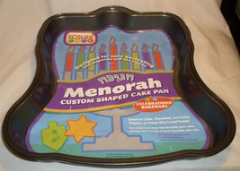 MENORAH CUSTOM SHAPE CAKE MOLD BACKING PAN HANUKKAH CHANUKAH JUDAICA - $443.71 MXN