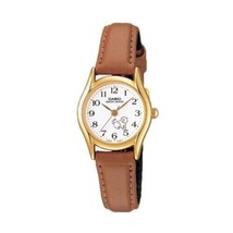 Casio Woman Leather Band Analogue Wrist Watch LTP-1094Q-7B7 - £26.60 GBP