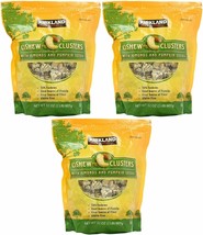 3 PACK KIRKLAND SIGNATURE CASHEW CLUSTERS WITH ALMOND &amp; PUMPKING SEEDS 2... - $51.48