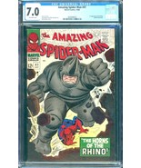 Amazing Spider-Man #41 (1966) CGC 7.0 -- 1st Rhino app.; Stan Lee &amp; John... - £818.76 GBP