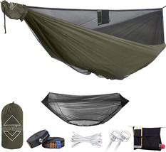 Onewind Premium 12&#39; Camping Double Hammock With Tree Straps And Bug, And Travel. - £77.46 GBP
