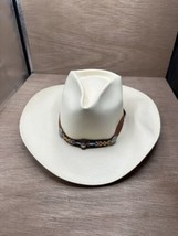 Resistol 6X Genuine Shantung Panama Self Conforming Cowboy Hat Men’s 7 1/8 Straw - £23.46 GBP