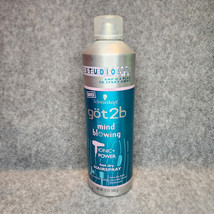 NEW Schwarzkopf Got2b Mind Blowing Fast Dry Hairspray 12 oz STUDIO SIZE - $18.70