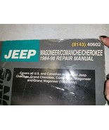 CHILTONS JEEP 1984-94 WAGONEER/COMANCHE/CHEROKEE AUTO REPAIR MANUAL BOOK - $350.27 MXN