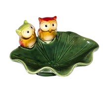 Cute Owl Shaped Ceramics Soap Dishes Soap Box - £26.57 GBP