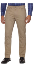 DKNY Mens Brushed Bedford Slim Straight Twill Pants Color Fallen Rock Si... - £63.25 GBP