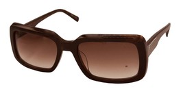 Tumi Mens Tortoise  Rectangle Mens Plastic Sunglass, Gradient Lens STU 002 722 - £67.26 GBP