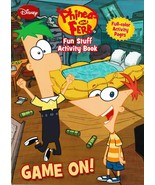 Disney:  PHINEAS and FERB, Game On!  Fun Stuff Activity Book  NEW! - $4.74