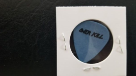 OVERKILL / MERRITT GANT - VINTAGE CONCERT TOUR GUITAR PICK - $15.00