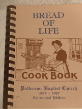 Bread of Life Cookbook Women&#39;s Missionary Union Patterson, GA Baptist Church Vtg - £9.57 GBP
