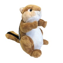 GANZ Webkinz Chipmunk Squirrel HM217 Retired Realistic Plush No Code Stuffed Toy - £12.94 GBP