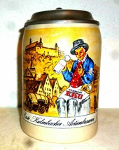 GERMAN BREWERIES Multiples 6 0.5L Lidded German Beer Stein - £11.67 GBP
