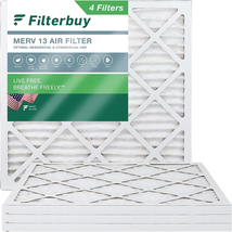 18X18X1 Air Filter MERV 13 Optimal Defense (4-Pack), Pleated HVAC AC Fur... - £65.24 GBP
