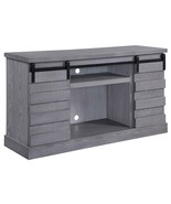 Amrita  59&quot; TV Stand w/Fireplace, Gray Oak Finish - $23,151.17 MXN