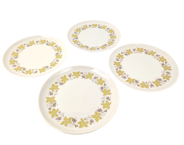 Set of 4 Syracuse China VINTAGE 8&quot; Salad Plates c1966-70, Grape Leaves C... - £18.94 GBP