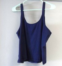 Adore Me Women&#39;s Pajama Top Cami Tank Sleepwear 09081 Evening Blue Medium - $7.59