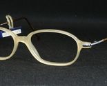 Vintage MEITZNER KELSO 1435 Beige /Silver UNIQUE RARE EYEGLASSES FRAME 4... - $74.55
