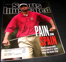 Sports Illustrated Magazine Oct 6 1997 Tiger Woods Ryder Cup Pain In Spain Pga - £7.98 GBP