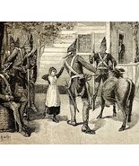 1878 Anne&#39;s Pet Cow Militaria Soldiers Lessons In English 5 x 4.75&quot; Antique - $28.01 CAD