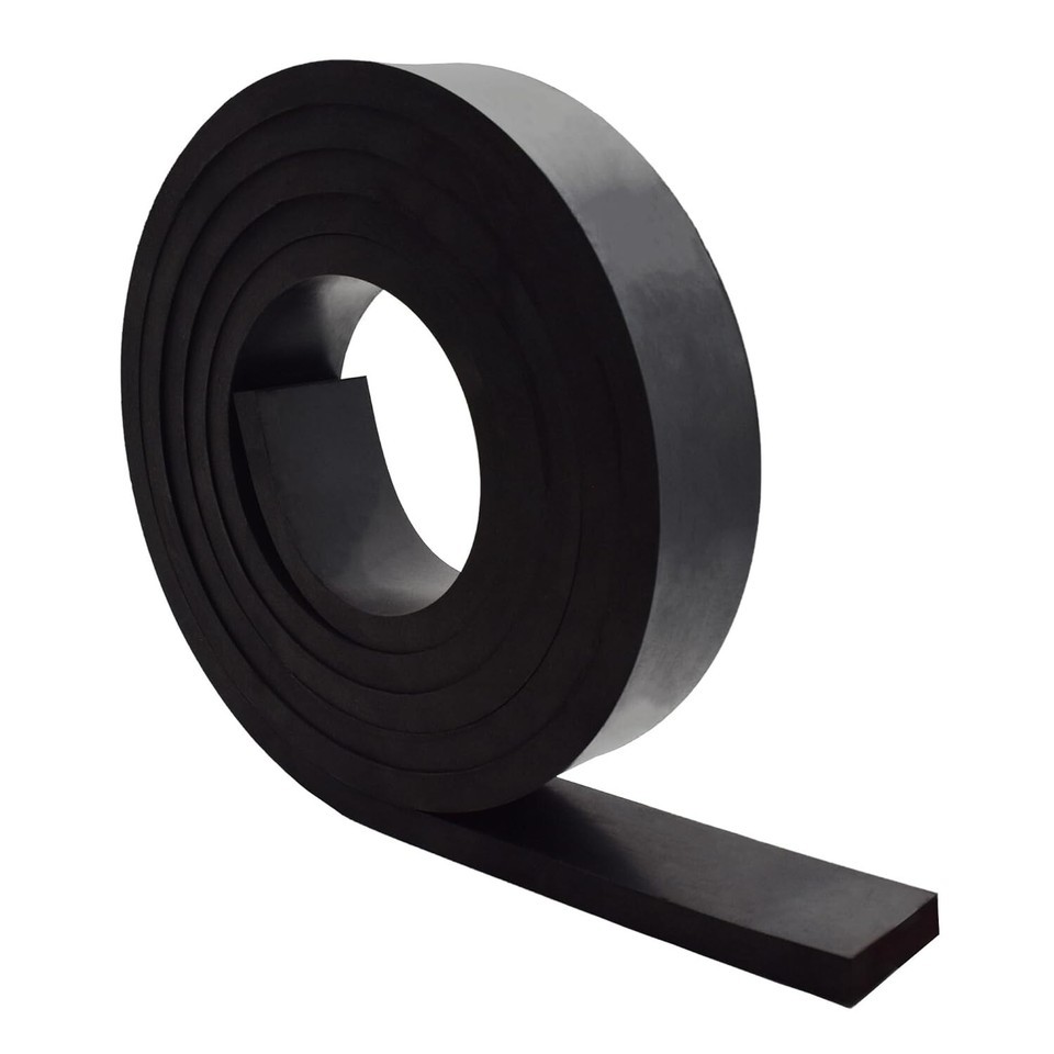 Neoprene Rubber Strips 1/2" Thick X 2" Wide X 10' Long - Versatile DIY Material Item image 3