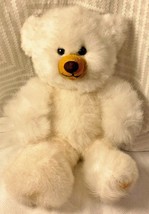 Handmade Peruvian 100% Baby Alpaca Fur Teddy Bear (13 inches approx) White Gift - £38.36 GBP