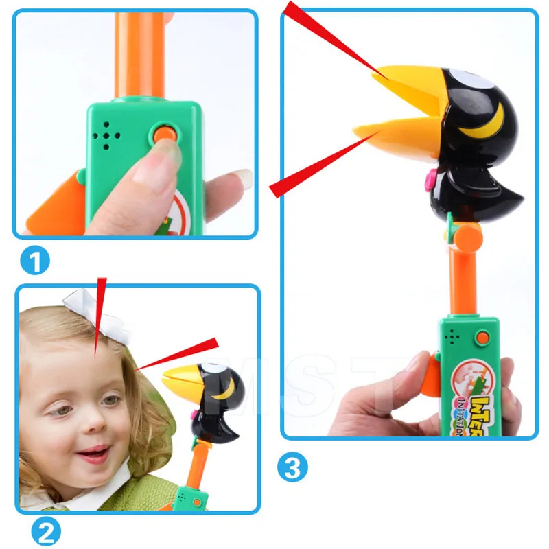 Play Electric Talking Parrot Dinosaur Frog Cute Smart Voice Controlled Recording - £37.24 GBP