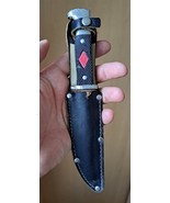 VINTAGE GERMANY LINDER SOLINGEN &quot;CUTTING DEVIL&quot; FIXED BLADE SCOUT KNIFE ... - $90.58 CAD