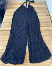 asos design NWOT women’s halter top jumpsuit size 10 black n5 - £14.19 GBP