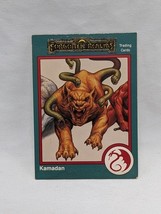 TSR Series 1993 Forgotten Realms Kamadan Red Border Rare Trading Card - $249.21 MXN