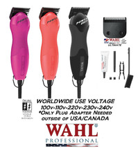 Wahl Power Grip Super 2-SPEED Clipper&amp;Ultimate 10 Blade Set*Dog Horse Grooming - £128.67 GBP+