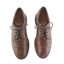 Allen Edmonds Mapleton Brown Leather Casual Derby Oxfords Comfort Shoes Men 10.5 - £56.16 GBP